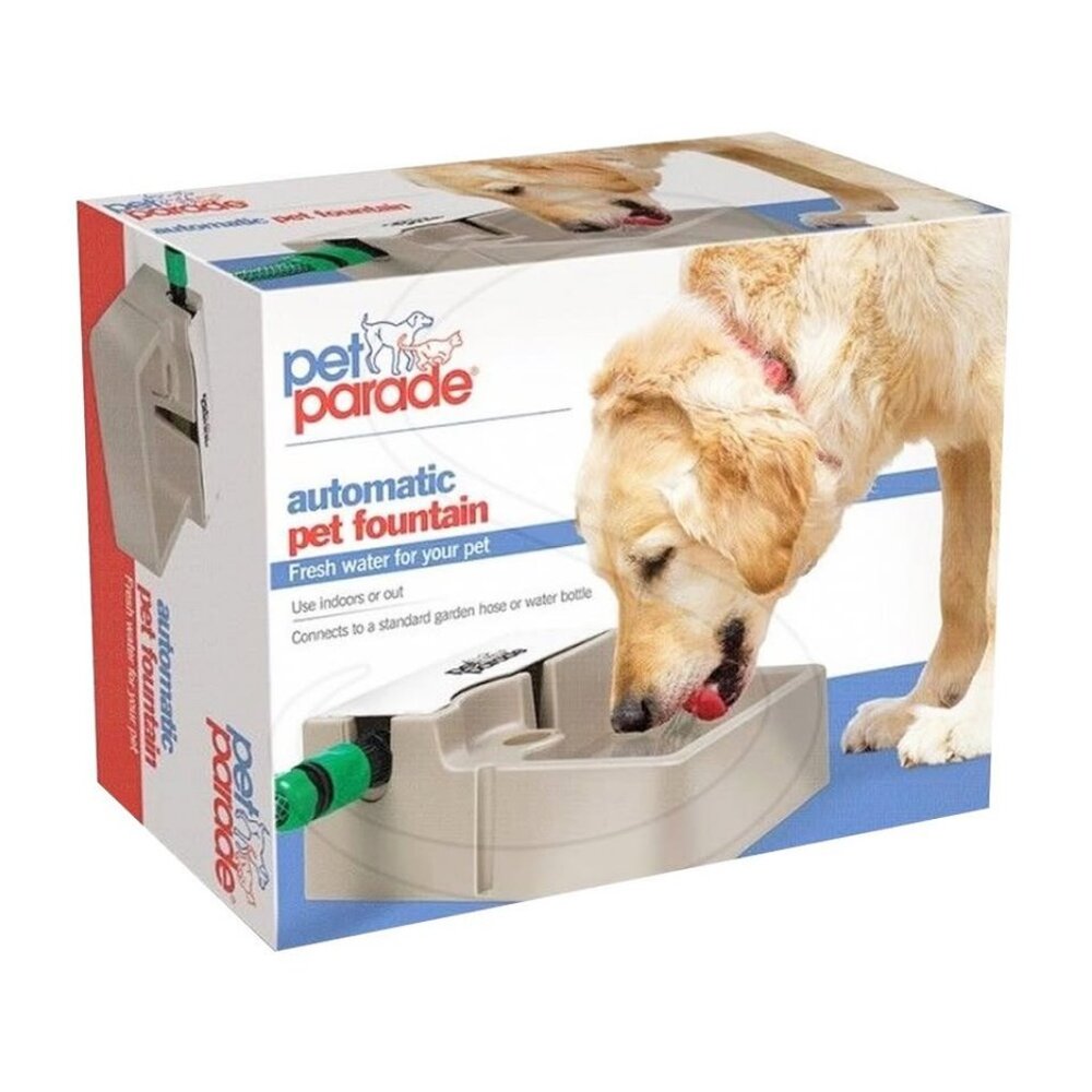 Automatic Pet Drinking Fountain / Water Bowl Outdoor Indoor Cat Dog New in Box